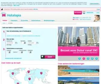 Hotelopia.nl(Home) Screenshot