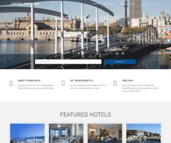 Hoteloptions.com(Book Your Hotel Direct from the Hotel) Screenshot