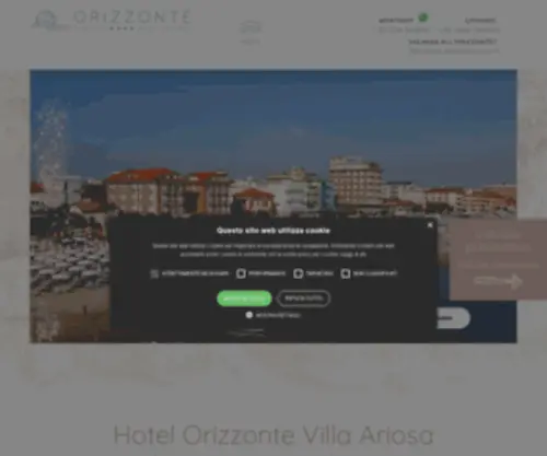 Hotelorizzonte.com(Hotel a Bellaria direttamente sul mare) Screenshot