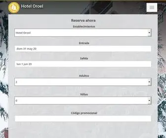 Hoteloroeljaca.com(Hotel Oroel en el centro de Jaca ) Screenshot