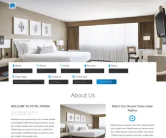 Hotelpadmaresidential.com(Hotel Padma) Screenshot