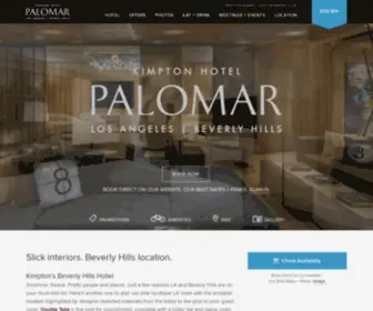 Hotelpalomar-Beverlyhills.com(Boutique LA Beverly Hills Hotel) Screenshot