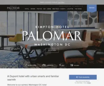Hotelpalomar-DC.com(Hotel Palomar Washington DC) Screenshot