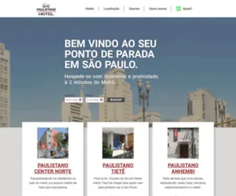 Hotelpaulistano.com.br(Paulistano Hotéis) Screenshot