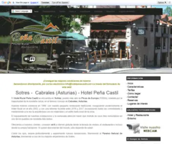 Hotelpenacastil.com((Asturias)) Screenshot