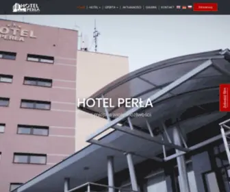 Hotelperla.pl(Hotel Perła) Screenshot