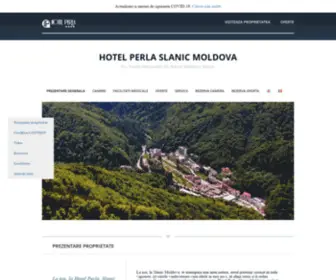 Hotelperlaslanic.ro(Hotel Perla Slanic Moldova) Screenshot