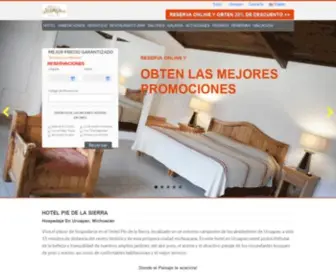 Hotelpiedelasierra.com(Hotel Pie de la Sierra en Uruapan) Screenshot