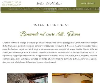 Hotelpietreto.it(Hotel Colle val D'Elsa con piscina) Screenshot