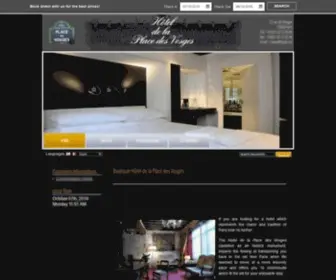 Hotelplacedesvosges.com(Hotel place des vosges) Screenshot