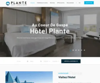 Hotelplante.com(Québec) Screenshot