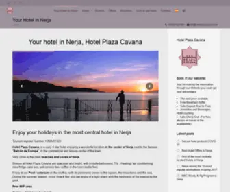 Hotelplazacavana.com(Tu hotel en Nerja es Hotel Plaza Cavana) Screenshot