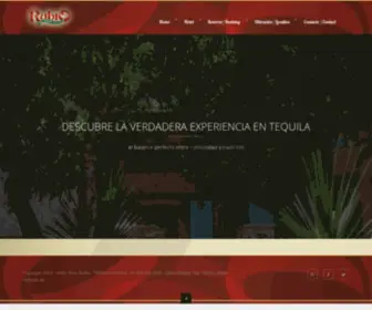 Hotelplazarubio.mx(Hotel en Tequila Plaza Rubio) Screenshot