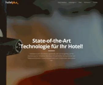 Hotelplus.ch(State-of-the-Art Technologie für Ihr Hotel) Screenshot