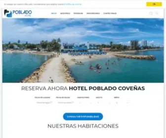 Hotelpoblado.com(Hotel Poblado Coveñas) Screenshot