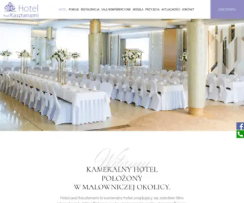 Hotelpodkasztanami.pl(Hotel w Lublinie) Screenshot