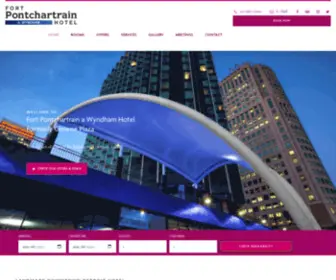 Hotelpontchartrain.com(Discover all that downtown Detroit has to offer) Screenshot