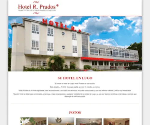 Hotelprados.com(Hoteles en Lugo) Screenshot