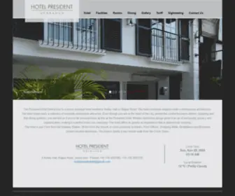 Hotelpresidentdehradun.com(Hotels in dehradun) Screenshot