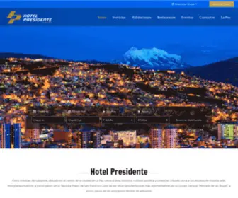 Hotelpresidente.com.bo(Hotel Presidente) Screenshot