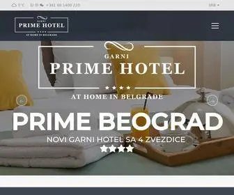 Hotelprime.rs(Prime Belgrade) Screenshot