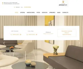 Hotelprincepark.com(Hotel Prince Park en Benidorm) Screenshot