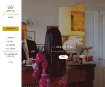 Hotelprincipe.com(Hotel Principe Firenze) Screenshot