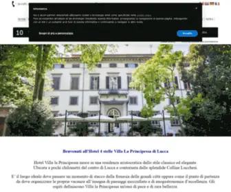 Hotelprincipessalucca.it(Hotel Villa La Principessa Lucca) Screenshot