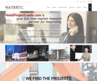 Hotelprojectleads.com(Hotel Project Leads for Construction) Screenshot