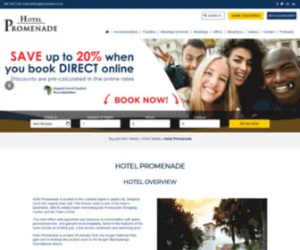 Hotelpromenade.co.za(Hotelpromenade) Screenshot