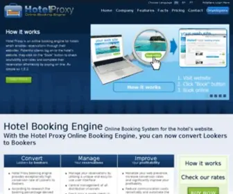 Hotelproxy.net(Hotel Booking Engine for the Website) Screenshot