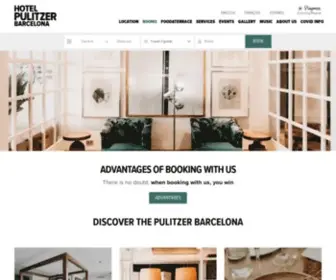 Hotelpulitzer.es(Hotel Pulitzer Barcelona) Screenshot
