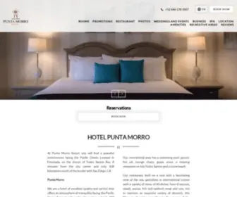 Hotelpuntamorro.com(México) Screenshot
