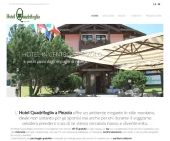 Hotelquadrifoglio.com(Wellness Hotel 4 Stelle a Pinzolo) Screenshot