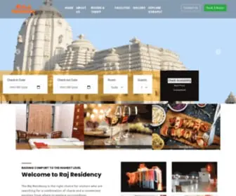 Hotelrajresidency.in(Hotel Raj Residency in Koraput) Screenshot