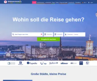 Hotelreservation.com(Günstige Hotels online buchen) Screenshot