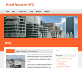 Hotelreservenyc.com(Hotel Reserve NYC) Screenshot