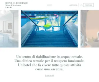 Hotelresidenceabano.it(Hotel La Residence Terme & Idrokinesis) Screenshot