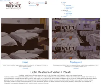 Hotelrestaurantvulturul.ro(Cazare Hotel restaurant Vulturul Pitesti) Screenshot