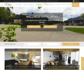 Hotelricky.cz(Wellness Hotel Říčky) Screenshot