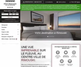 Hotelrimouski.com(Hôtel Rimouski) Screenshot