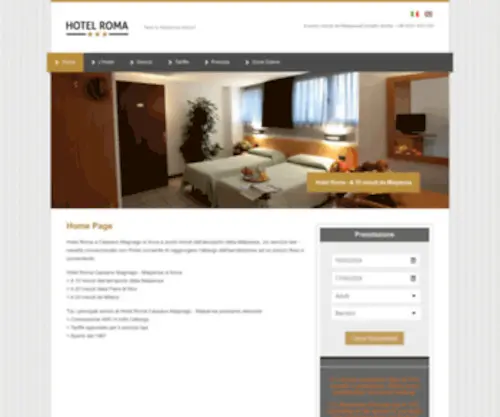 Hotelromacassano.com(Cassano Magnago (VA)) Screenshot