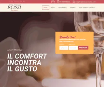 Hotelrossisanmarino.com(Hotel 3 stelle San Marino) Screenshot