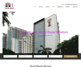 Hotelroyalnewton.com(Book here for special promotion room rate with complimentary breakfast) Screenshot