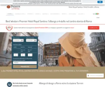 Hotelroyalsantina.com(Hotel 4 stelle Roma vicino Termini) Screenshot