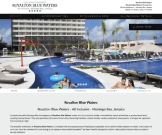 Hotelroyaltonbluewaters.com(Montego Bay) Screenshot