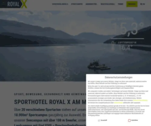 Hotelroyalx.at(Sporthotel ROYAL X) Screenshot
