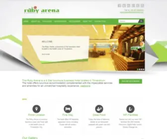 Hotelrubyarena.com(A Luxurious Business Hotel) Screenshot