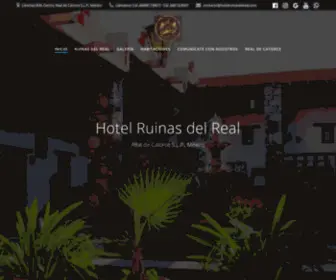 Hotelruinasdelreal.com(Hotel Ruinas del Real) Screenshot