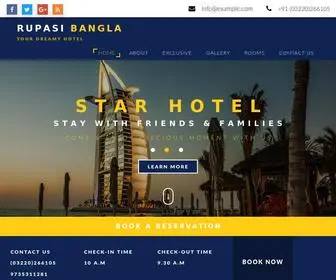 Hotelrupasibangla.com(Hotel Rupasi Bangla) Screenshot